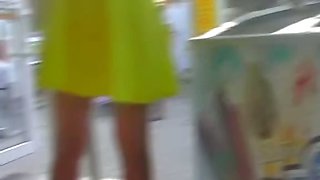 Cam spy upskirt view on horny video
