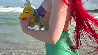 Little Mermaid Latex Cosplay