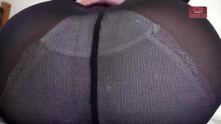 She Found My Fleshlight - Will My Black Tights and Panties Get You Hard? - Cut1
