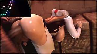 Car Toon - Hentai Horror Sex Monster Fucks Busty Blonde, Cums In Mouth And Face - Hardcore Monster Cock - Game