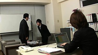 This new office lady Tsubaki is so freaky and hot. She