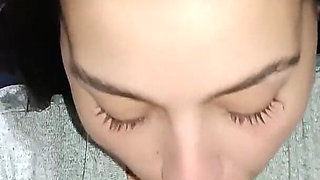 POV: Beautiful Argentinian Woman Sucking a Big Cock Until She Cums