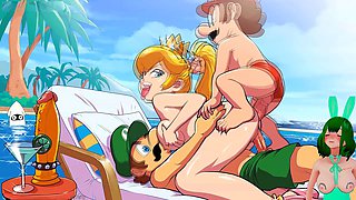 Victoria peach, ass fucking, super mario