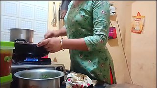 Indian Hot Wife Got Fucked While Cooking In Kitchen By Husband