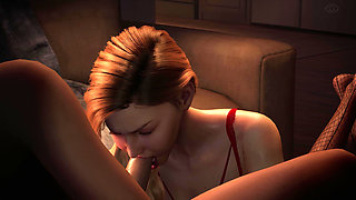 Passionated Young Couple Romantic Fuck
