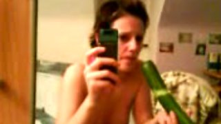 Today I filmed myself masturbating in front of a mirror
