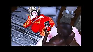 Cute 3D Anime Teen Gets a Creampie in Doggystyle