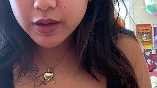 Sexy teen ebony solo toy masturbation