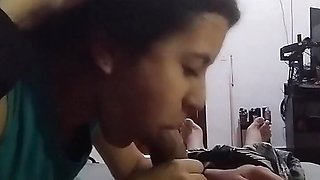 Young Girl Starts It by Sucking Me but She Can't Stand the Desire to Ride My Cock