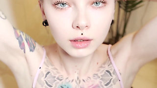 Look into those eyes when you`ll be cumming down my throat
