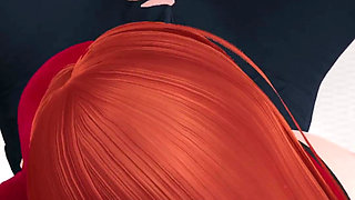 Siera Fucked the Redhead with Strapon