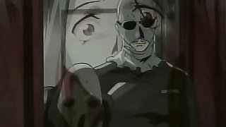 Hentai schoolgirl is drilled in the hallway