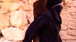 Arab Very Hot Hijab Girl Smoking