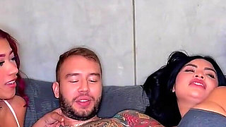 Netflix Afternoon Between Friends Ends in Foursome and Partner Swapping, They Cum in Our Asses