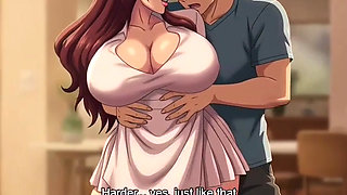Big tits stepmom teaching her stepson the pleasures of intimate touch