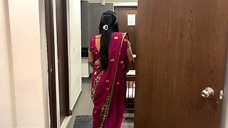 Indian Desi VVIP Rich Lady Fucked by Young Boy Maid at Home with Clear Hindi Talk