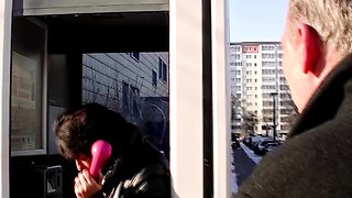 Old German housewife fucks after flirting with grandpa