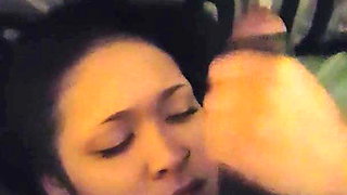 Sri Lankan girl sucking a huge cock