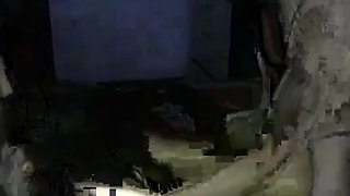 Two guys take turns fucking hot Russian teen brunette live a