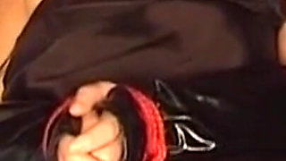 Bound Busty Brunette MILF Endures Fiery Wax and Clamps