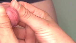 Perfect Foreskin and Balls Worshipping Handjob