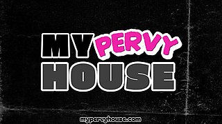 Stringent Cougar Odessa Bell Let Her Perverted Stud Tear up Her Gigantic Bra-stuffers and Plow Her From Behind