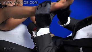 LilyWOW, Stocking, High Stilettos Attempt On, Stocking Soles, Glorious Gams, ASMR, Sole Rubdown, Soles Fetish, COUGAR Stockings