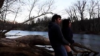 Outdoor Sex with my 18yo Amateur Girlfriend