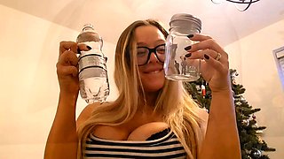 MILF Blonde fucked by Big Cock on her Big Tit