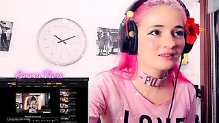 Teen Reacting to the best latino porn (MyBadReputation) -
