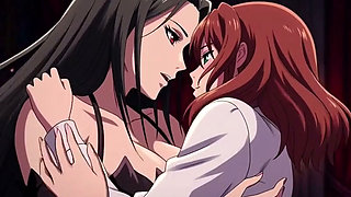 A lesbian Vampire Queen transforms a beautiful young woman