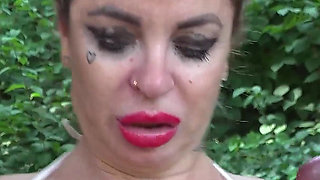 Super Busty and Horny MILF Gangbang