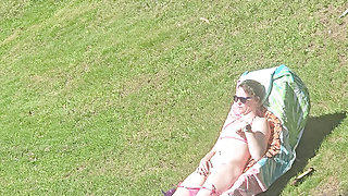 Wife caught masturbating before giving blowjob