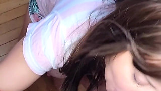 Kitchen BJ & Cum