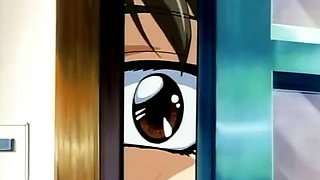 Beading lips on hard cock in anime