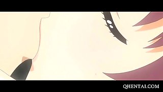 Anime maid plays sex games with her master