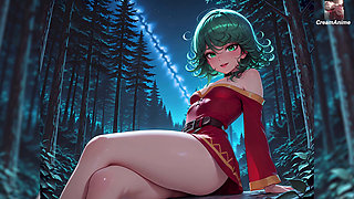 Tatsumaki Atmospheric Gentle Blowjob in the Forest, Anal Sex Onepunchman