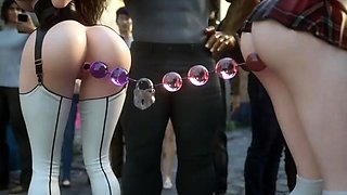 Bodacious 3D bombshells sailing in a sea of hard cocks