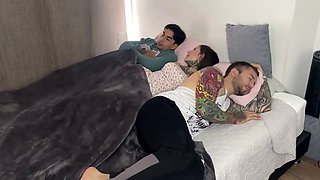 My boyfriend gets careless and I end up fucking hard with his best friend