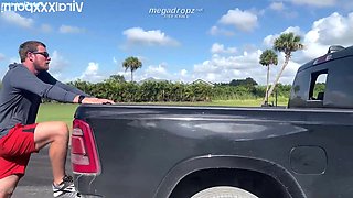 Bryce Adams Teases Hard Sex Car Pound Action