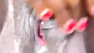 Squirting on Couch
