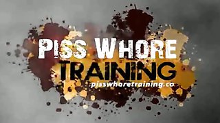 Three lesbian babes naked teasing and pissing