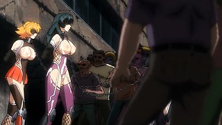 Big breasted babe enjoys an intense fucking in hentai action