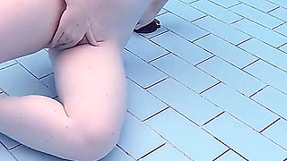 First Time Underwater Masturbation