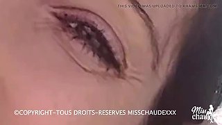 French amateur slut Misschaudexxx gets hardcore gangbang & facial on boat