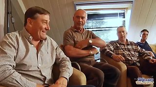Petite Teen Wrecked by Cum-Gulping Horny Grandpas