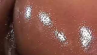 Ebony slut teen Megan Pryce fucked by freelance with big cock without condom
