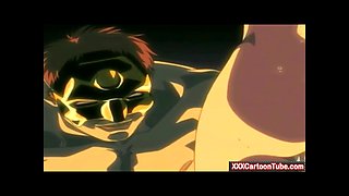 Two hot girls get fucked by bank bandits hentai