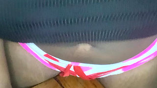 Grinding These Tight White Shorts Where Needed!