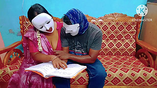Student Seduced and Takes Everything From His Hot Teacher - Tamil Erotic Video with Loud Moaning